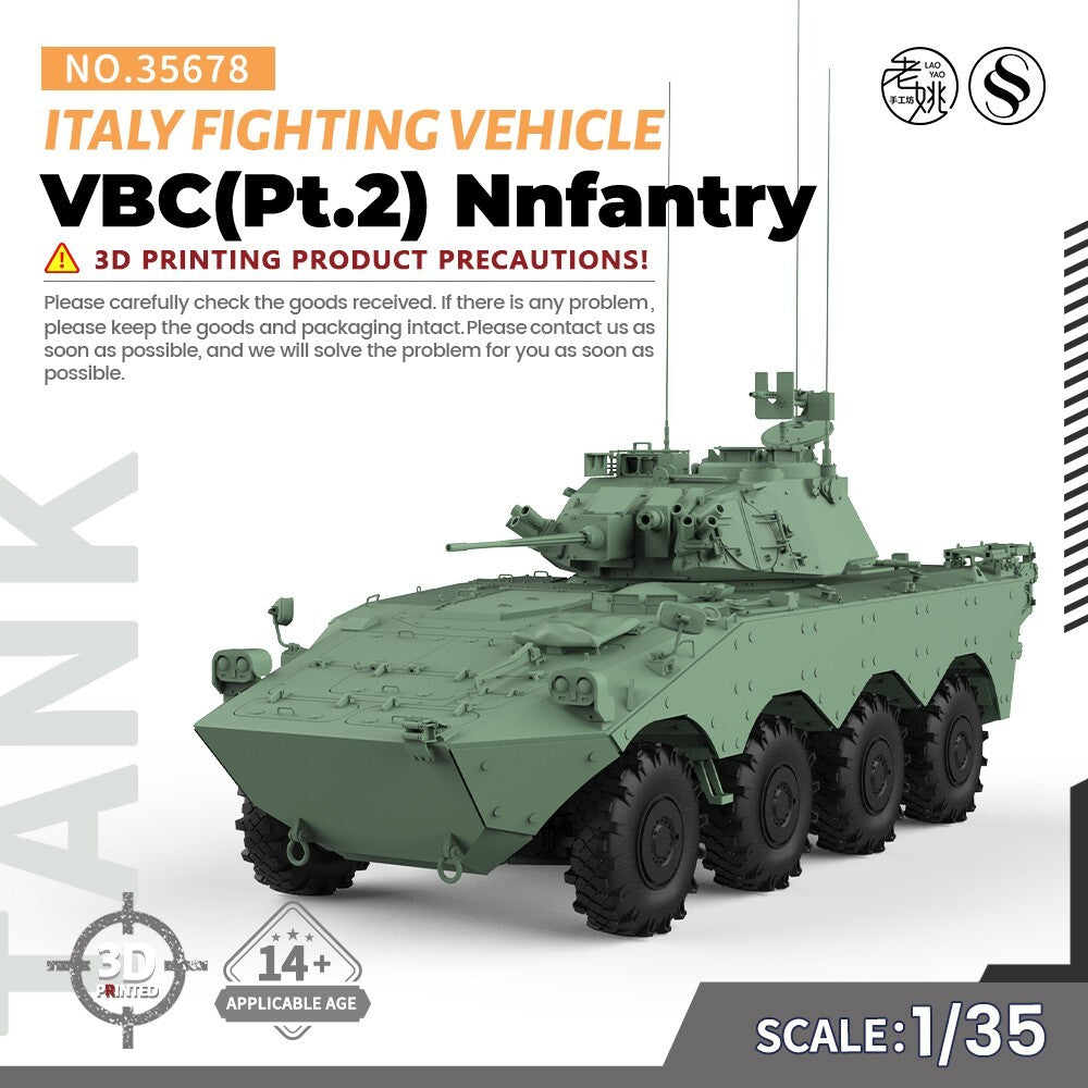 SSMODEL SS35678 1/35 Military Model Kit Italy VBC（Pt.2）Nnfantry Fighting Vehicle