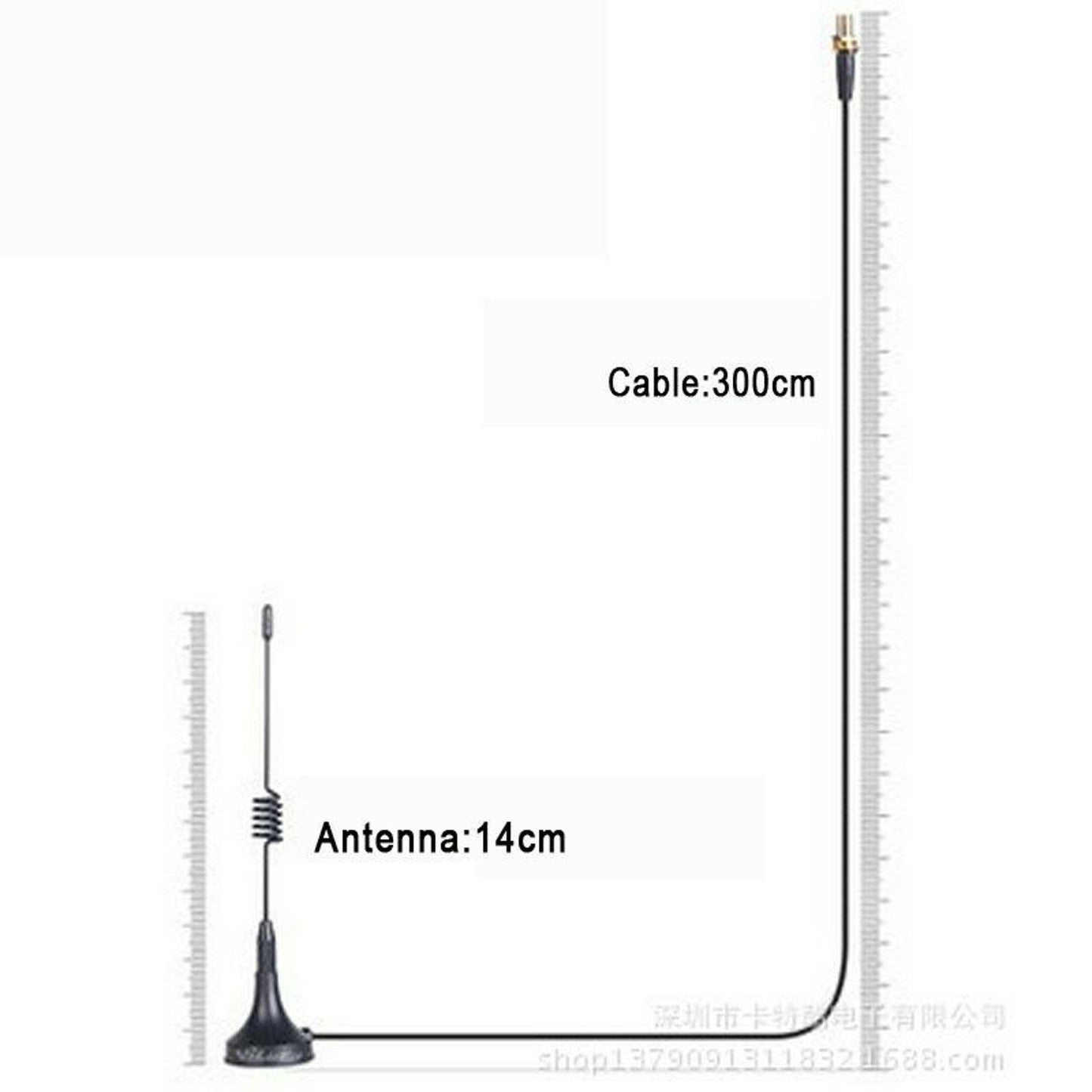 1*SMA-Female Dual Band Antenna For BaoFeng 888s UV-5R Walkie-talkie Radio