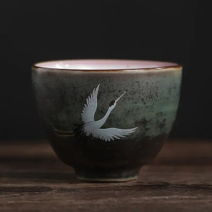 1pc Ceramic Cup Porcelain Personal Single Pottery Tea Cups Tea Set