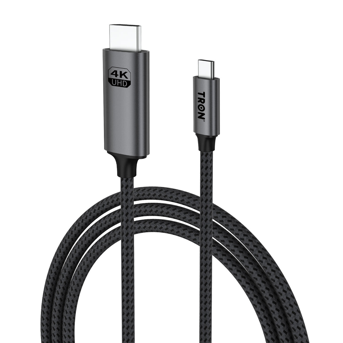 USB-C to HDMI Cable | 4K@60Hz | 18Gbps | Braided Nylon & Aluminum | 6FT