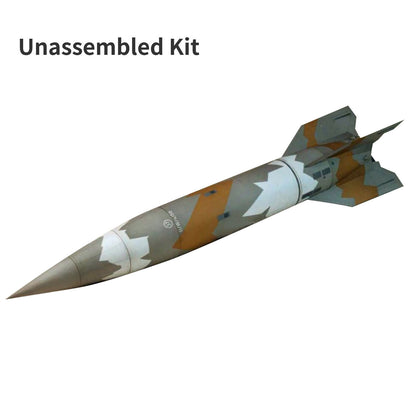 1:24 German V1 and V2 missiles 3D Paper Rockets Paper Model Unassembled Kit