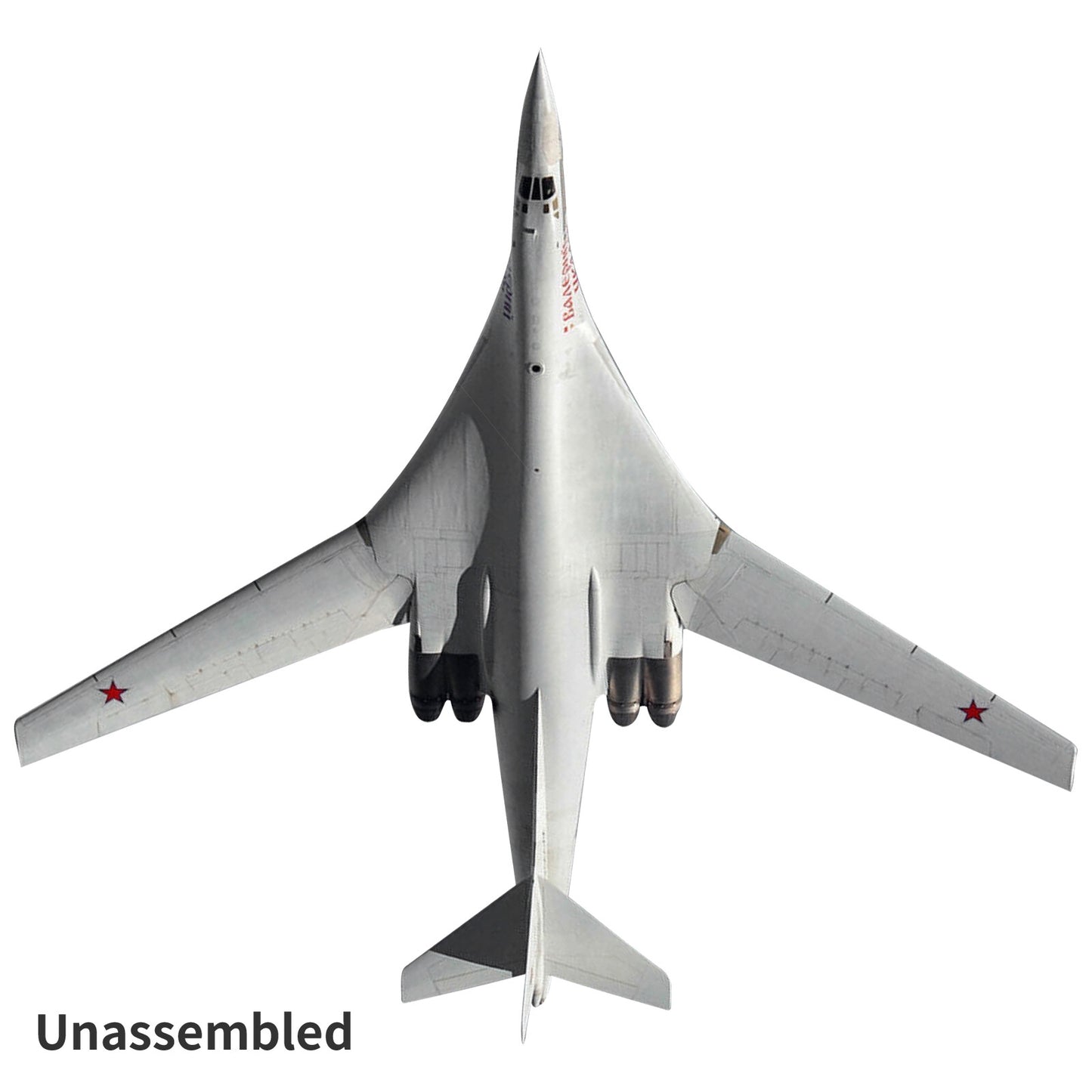 1:72 Tupolev Tu-160 Black Jack Bomber Military Aircraft Paper Model Unassembled