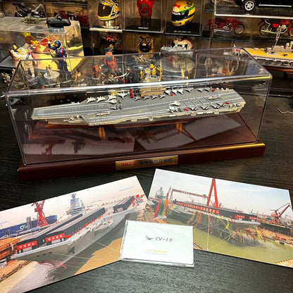 1:1000 China Fujian Aircraft Carrier Model Alloy Aircraft Carrier Model