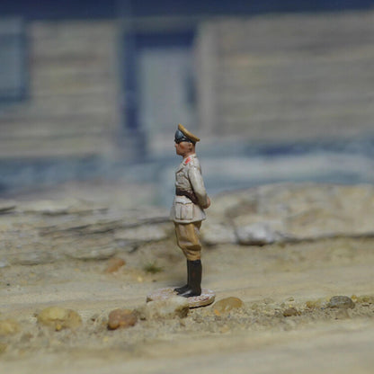 1/72 3Pcs/Set Alloy German General Officer Soldier Model Rommel Alloy Soldier