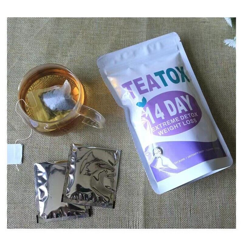 Natural Herbal Flat Tummy Tea Detox Blend Weight Loss & Fat Burner Slimming tea