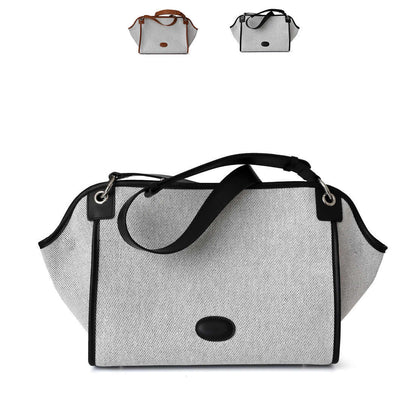 Canvas Shoulder Bag Handbag Purse Fashion Tote Satchel Crossbody Messenger Work