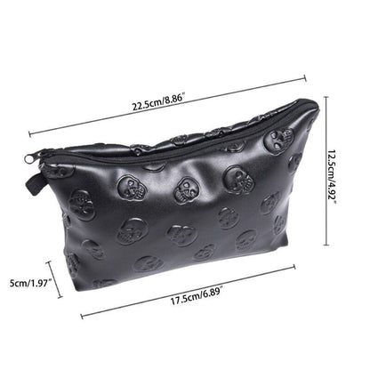 Waterproof Cosmetic Makeup Bag Organizer Pouch Pencil Case Handbag 17.5x5x12.5cm