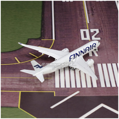 1:400 JC Wings FINNAIR AIRBUS A350-900 Flap Down Passenger Plane Diecast Model