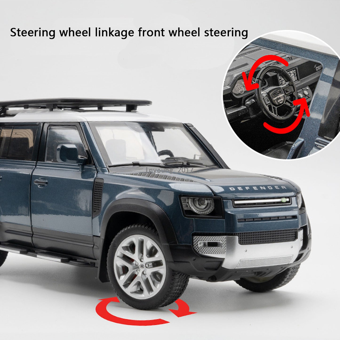 1/18 Land Rover Defender 110 Model Car Diecast Toy Vehicle Boys Toys Kids Gifts
