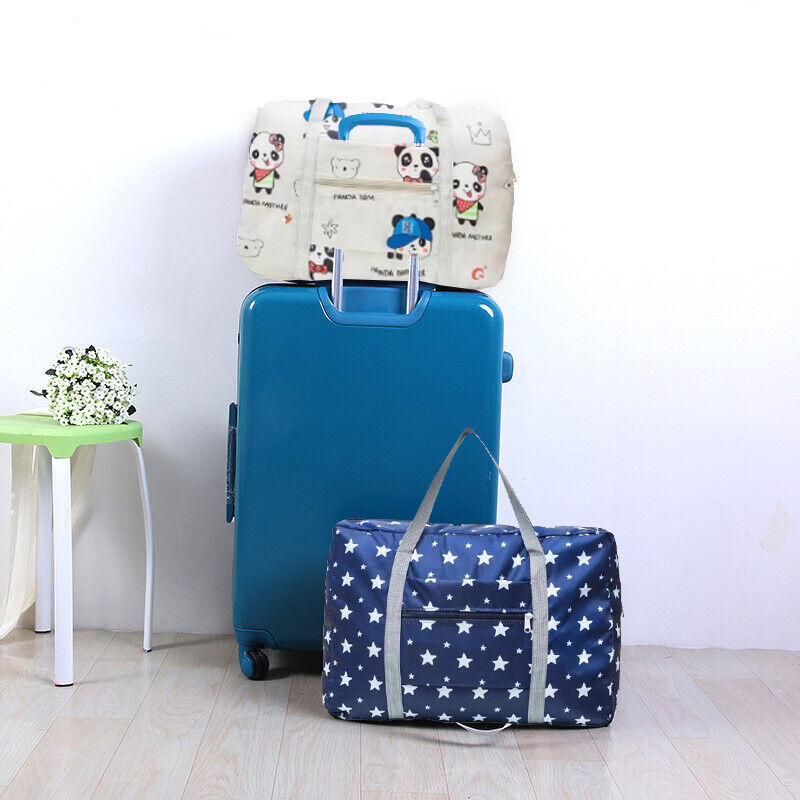 Folding Printing Duffle Gym Bag Sports Travel Luggage Handbag Tote Shoulder Bag