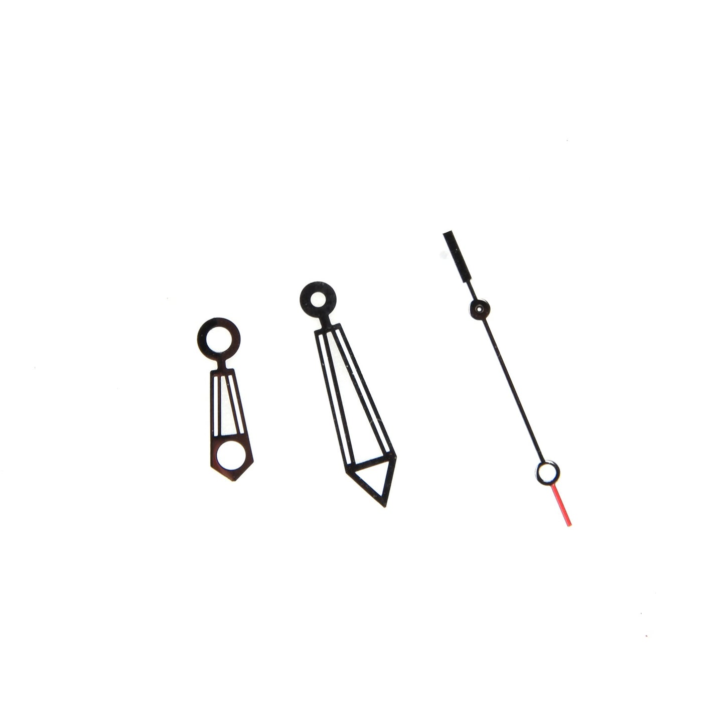 New Black Watch Hands Hour Minute Second Needles For ETA 2824-2 Watch Movement