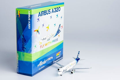 1:400 NG Model Alaska AIRBUS A320 Passenger Aircraft Diecast Airplane Model