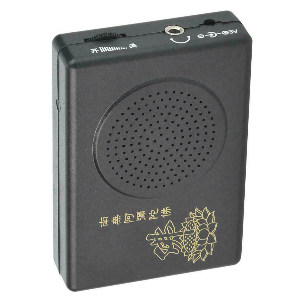 3.3" New Mini Great Compassion Buddha Pray Machine Buddha Craft Portable Black