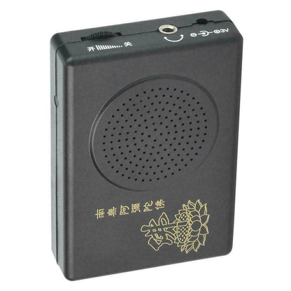 3.3" New Mini Great Compassion Buddha Pray Machine Buddha Craft Portable Black