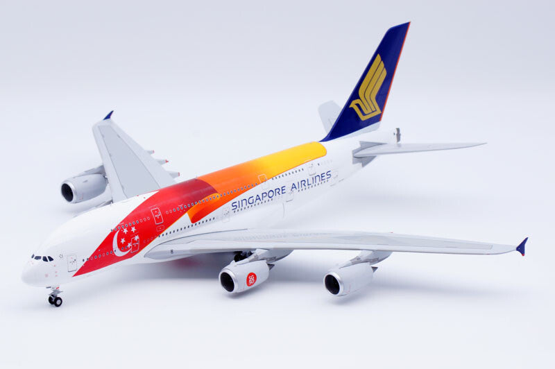 1:200 JC Wings SINGAPORE AIRLINES AIRBUS A380 Passenger Airplane Diecast Model