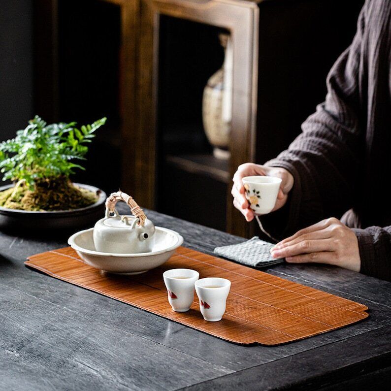Bamboo Tea Table Runner|Table Runner|Tea Accessories|Home Decor