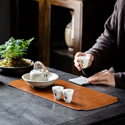 Bamboo Tea Table Runner|Table Runner|Tea Accessories|Home Decor
