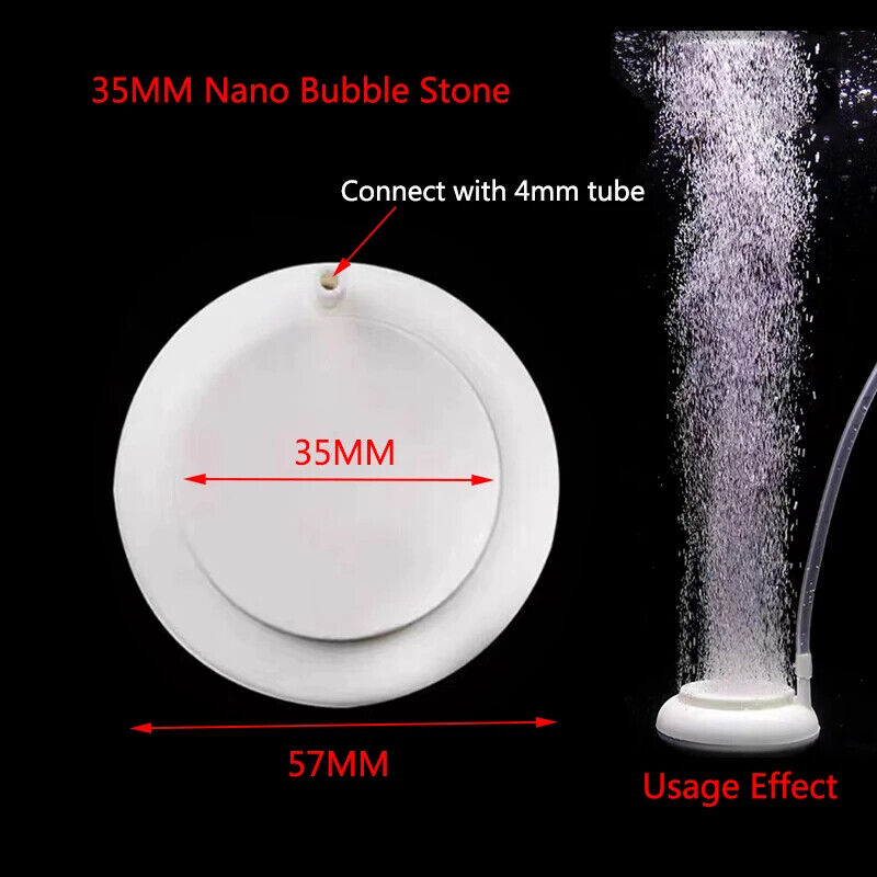 Aquarium Accessories 35 50 80mm Oxygen Aerator Increasing Air Bubble Stone Tools