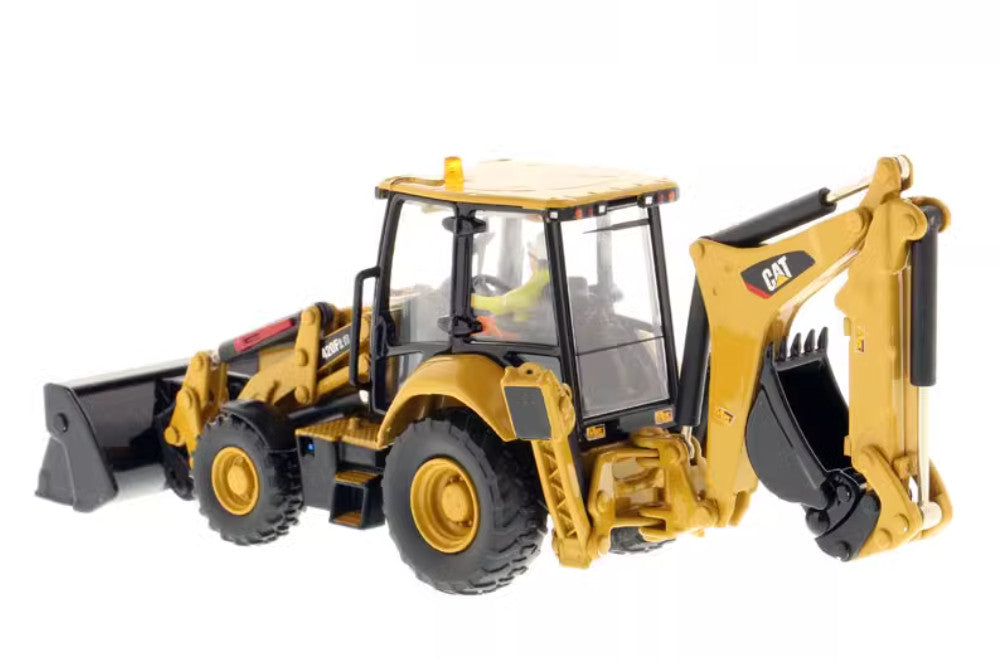 1:50 DM CAT420F2 BACKHOE LOADER Construction Machine Equipment Diecast Model