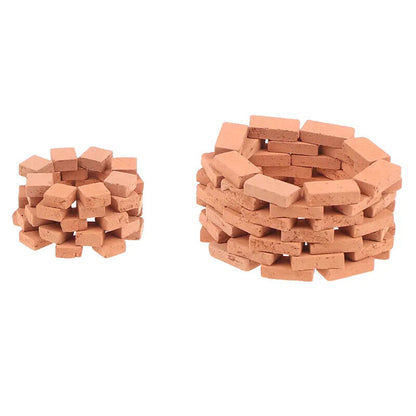 Simulation Brick 50-120Pcs Clay DIY Building Scenery Dollhouse Mini Landscape