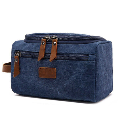 Canvas Toiletry Bag Travelling Kit Make Up Cosmetic Pouch Organizer Lightweight