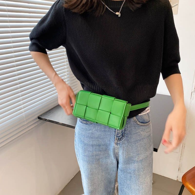 Leather Small Waist Bags Luxury Shoulder Bag Women Hand Bag Messenger Bag Female