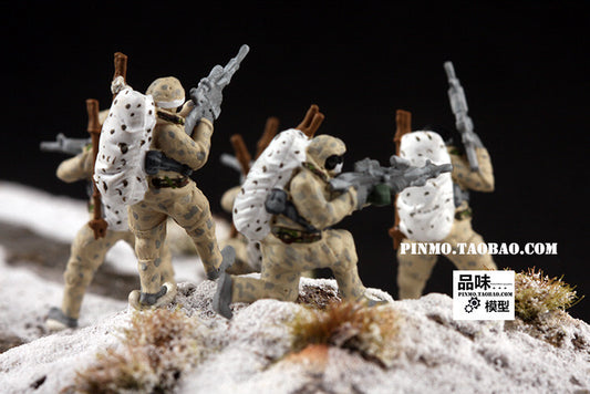 1/72 US Navy SEAL Special Forces Soldier 5 Soldier Model