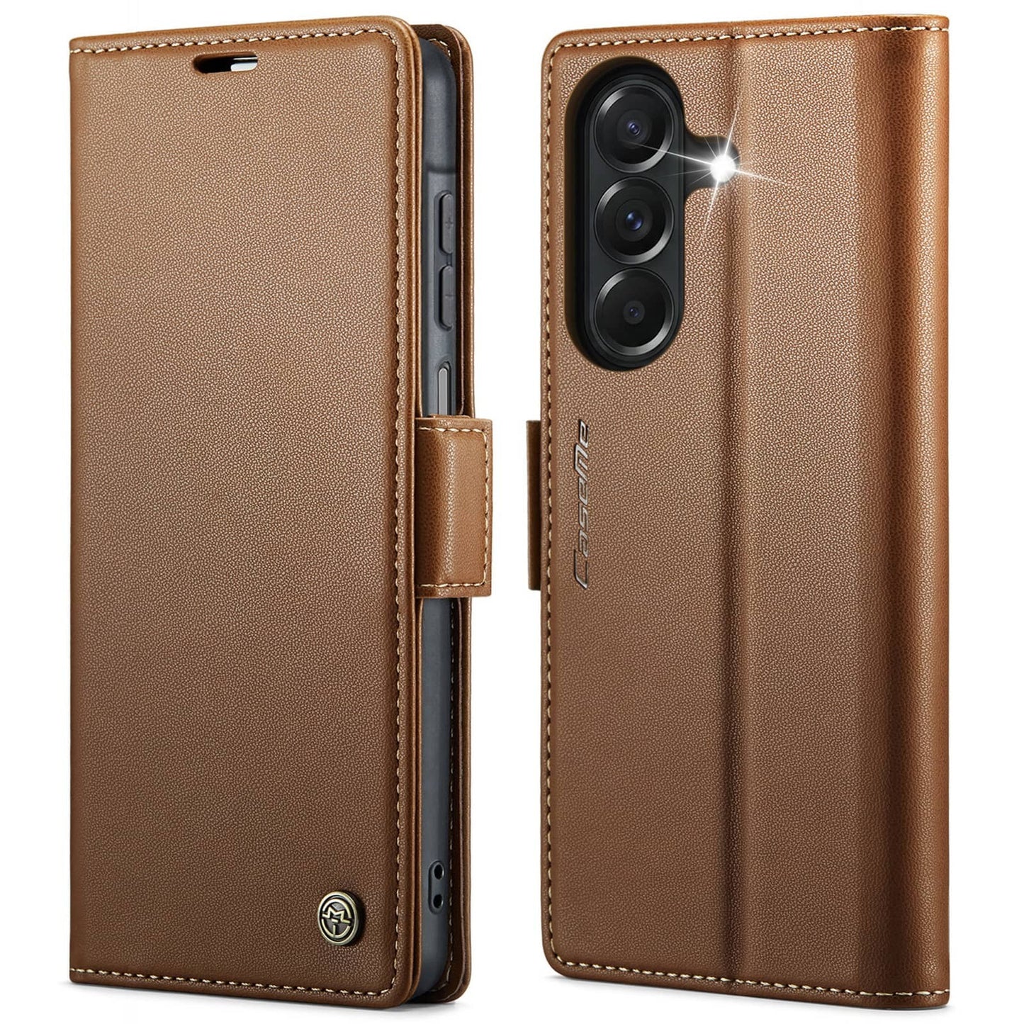 For Samsung Galaxy A27 Wallet Case with Card Holder, RFID Blocking Leather Cover