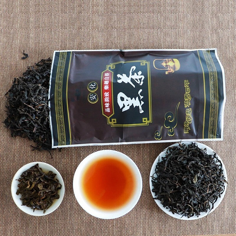 250g TIAN JIAN Old Tea Yiyang Anhua Dark Tea Loose Leaf Chinese Tea HEI CHA