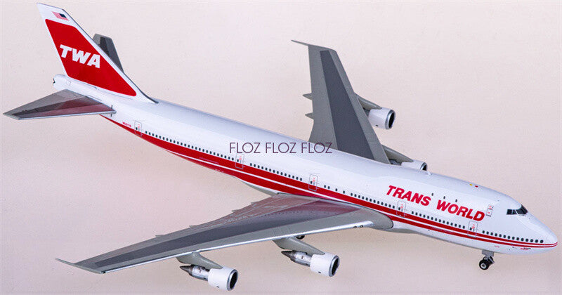 for Phoenix for TWA for Boeing 747-100 N53110 1:400 Airplane Pre-built Model