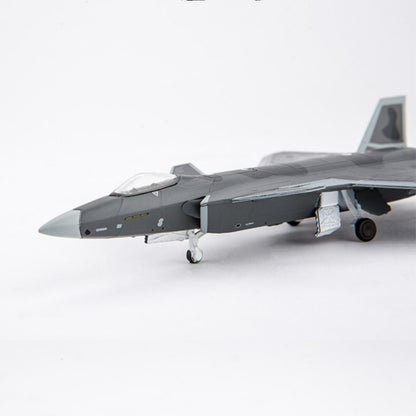1/144 Scale Chinese Air Force Chengdu J-20 Fire Fang Fighter Plane Model Display
