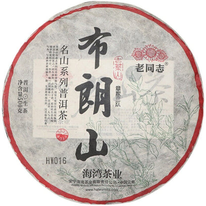 2021 Haiwan Zhang Jia San Dui Puer Raw Tea Bulang Famous Mountain Aged Tree 500g-
