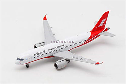 JC Wings Shanghai Airlines for COMAC C919 1/400 Plane Model Aircraft