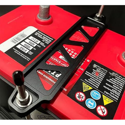 New Car Battery Hold Down Tie Down Mount Bracket with Hook Bolt Kit Set