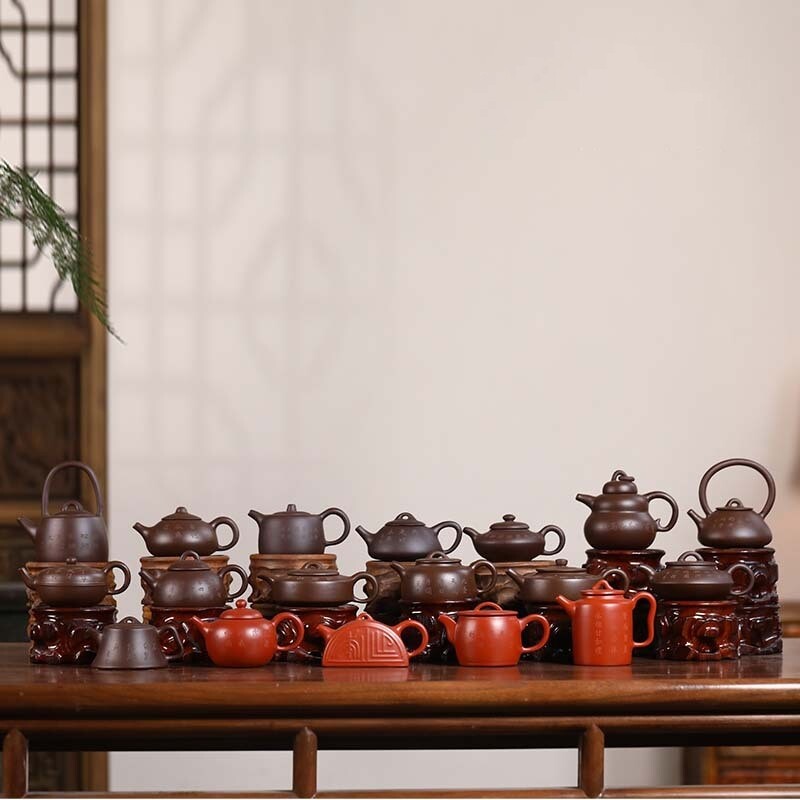 18 Tea Pots True Yixing Zisha Tea Pot Wholesales Full Handmade Marked Master Pot