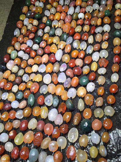 Natural Gobi Multi-Color Alashan Agate/stone Pendant Necklace,Suiseki-viewing