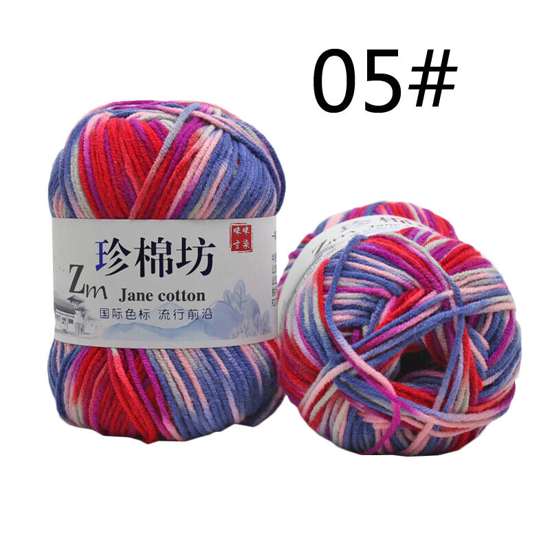 Hot Sale 50g Soft Crochet Yarn DIY Hand Milk Baby Cotton Knitting Wool Yarn