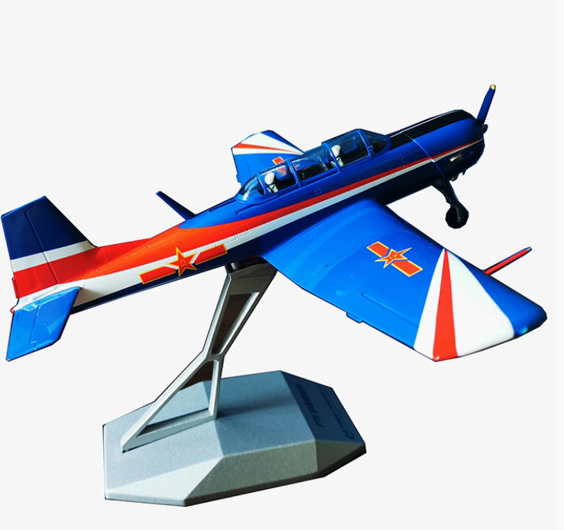 1:32 28CM AVIC PT6 Training Plane Trainer Fighter Diecast Aircraft Plane Model