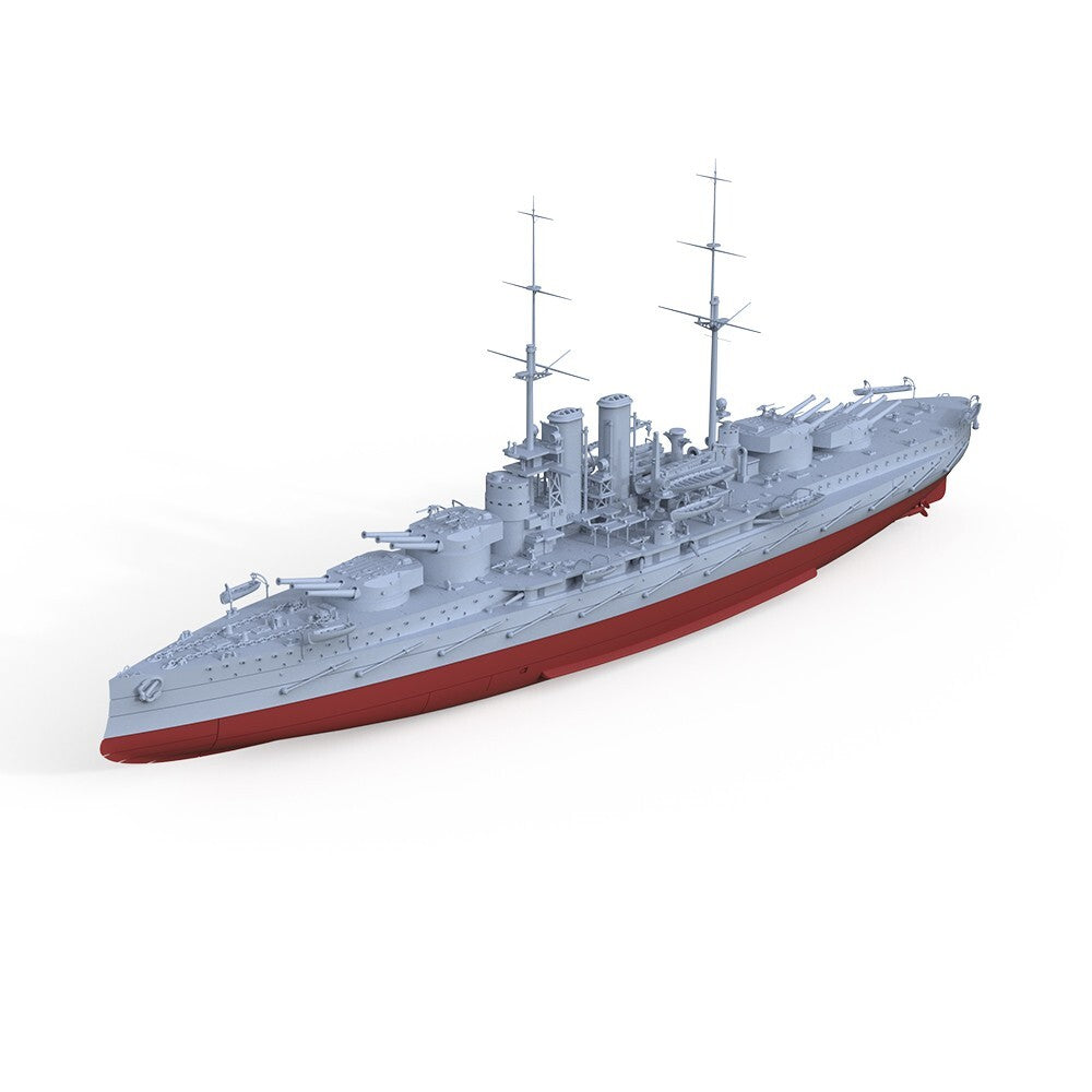 SSC2000501S 1/2000 Military Model Kit SMS Viribus Unitis Battleship Full Hull