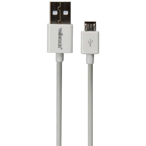 Velleman PCMP62 White 3-Foot USB to Micro-USB 5-Pin Cable