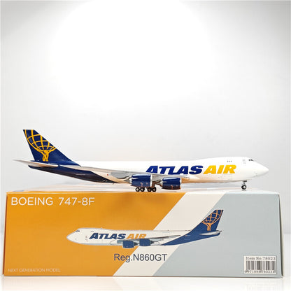 1:400 NG Model ATLAS AIR BOEING B747-8F Airplane Plane Diecast Aircraft Model