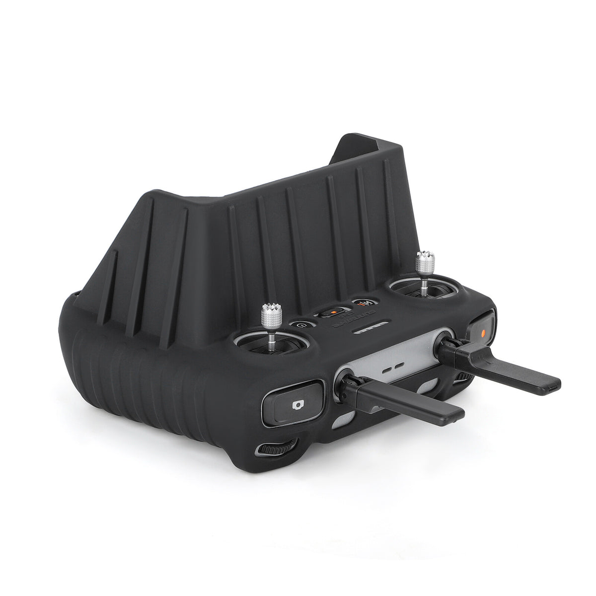 Silicone Protective Case with Sun Shade Hood for DJI Air 3 RC 2 Remote Control