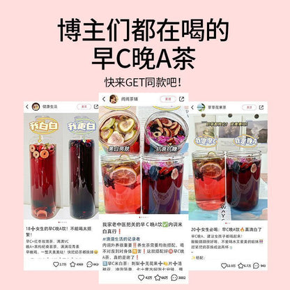 Morning C Evening A Tea Prickly Pear Lemon Mulberry Black Goji Berry Rosewater