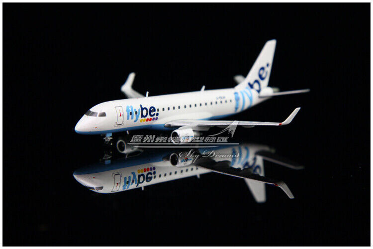 1:400 JC Wings Flybe Embraer ERJ 170-200STD Airplane Diecast Aircraft Model