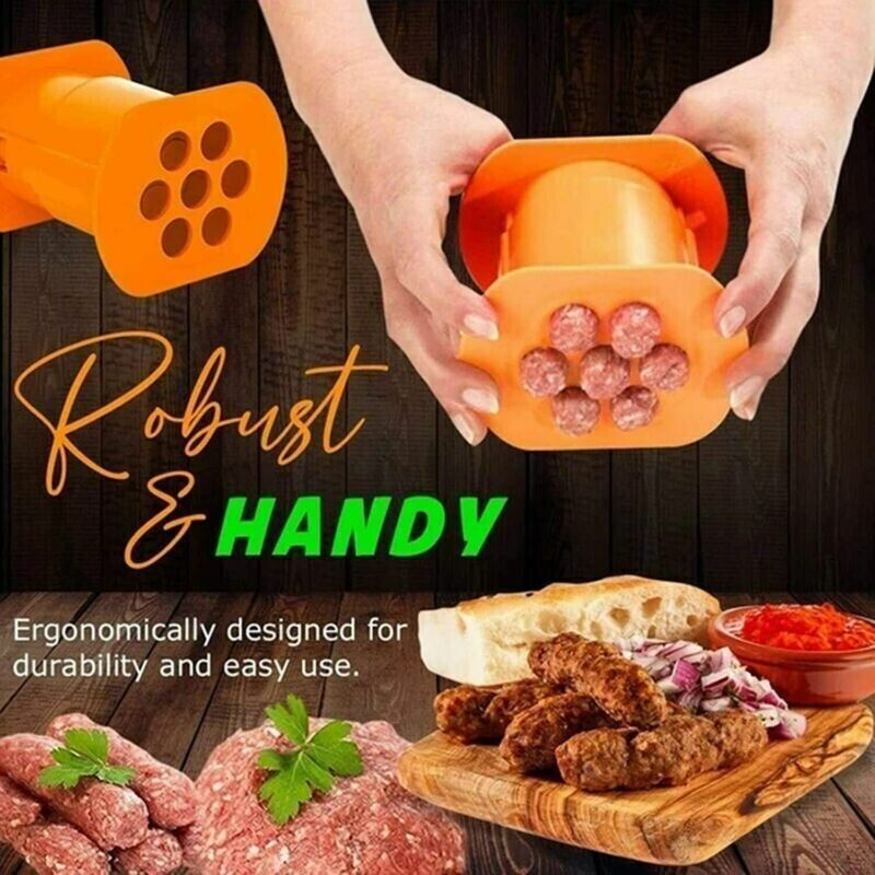 Prensa Manual Para Carne Hacer Perros Calientes Exprimidor de Tiras Albondigas
