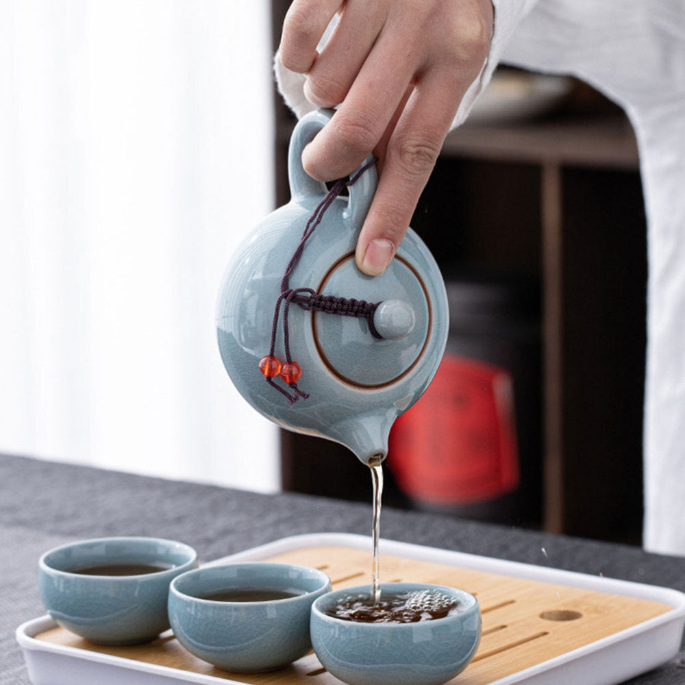 Ceramic Teapot Kungfu Chinese Style Kungfu Teaware for