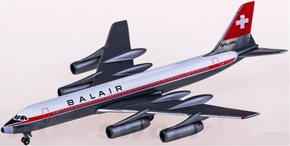1:500 Herpa BALAIR Convair 990 Passenger Airplane Diecast Plane Aircraft Model