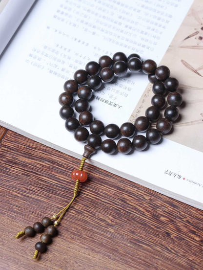 10mm Chinese Natural Eaglewood Handmade Exquisite Bracelets 31328