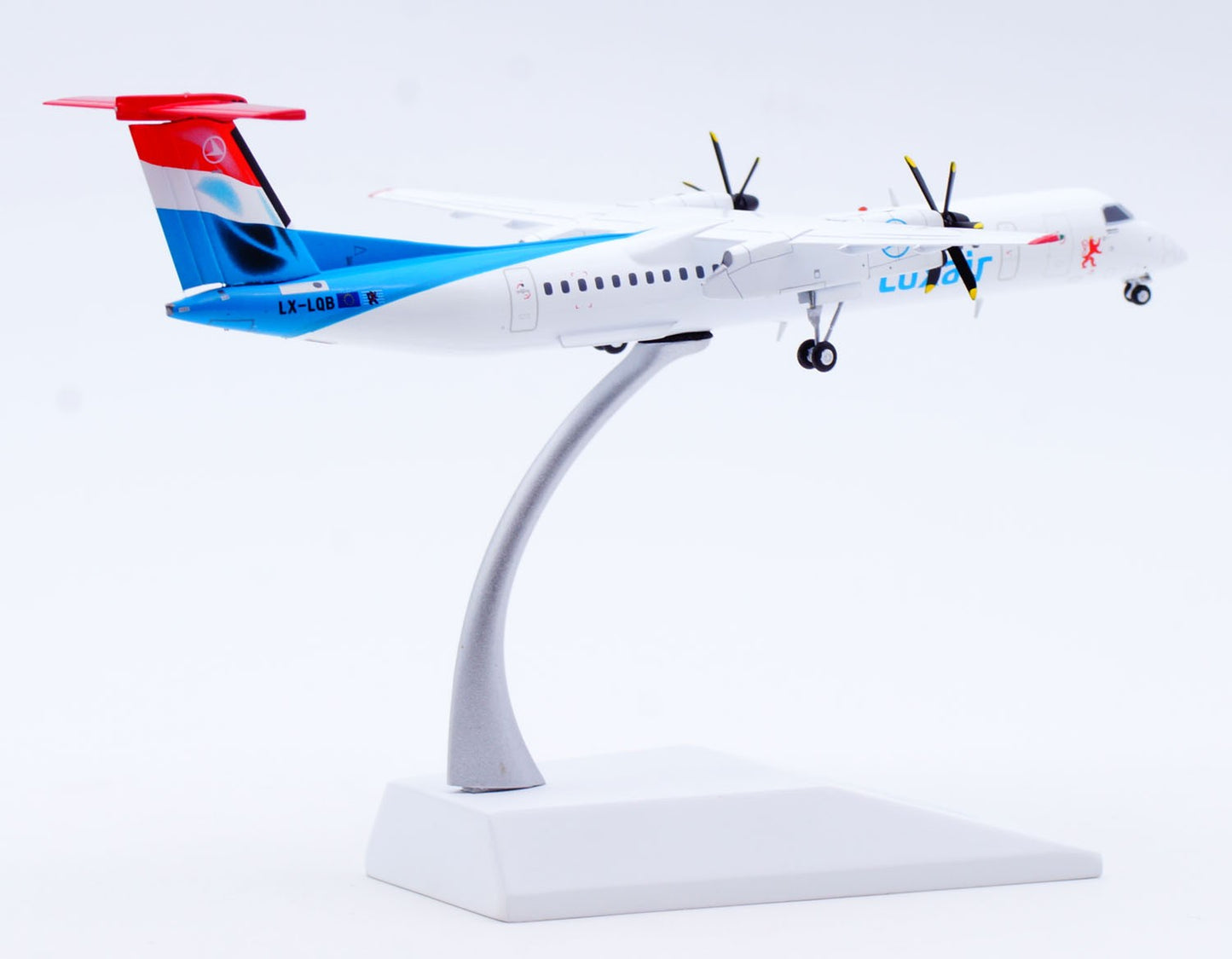 1:200 JC Wings Luxair DASH 8-Q400 LX-LQB Airplane Diecast Plane Model