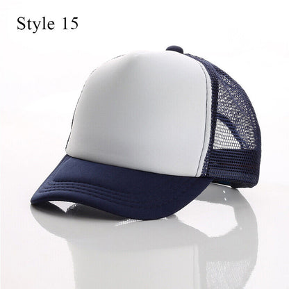Parent-child Sun Hats Travel Soild Color Caps Baseball Caps Children Classic